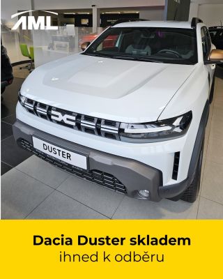 🚙 Dacia Duster skladem! Legendární SUV, které zvládne město i terén 💪 máme skladem v několika verzích: ➡️ Hybrid 140...