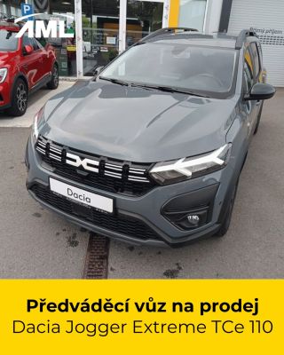 🚗 Předváděcí vůz Dacia Jogger Extreme TCe 110 na prodej Prostorné a všestranné rodinné auto s minimálním nájezdem a...
