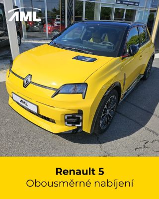 ⚡ Renault 5 – obousměrné nabíjení🔌 Nový Renault 5 E-Tech Electric umí víc než jen jezdit. Díky technologii obousměrného...